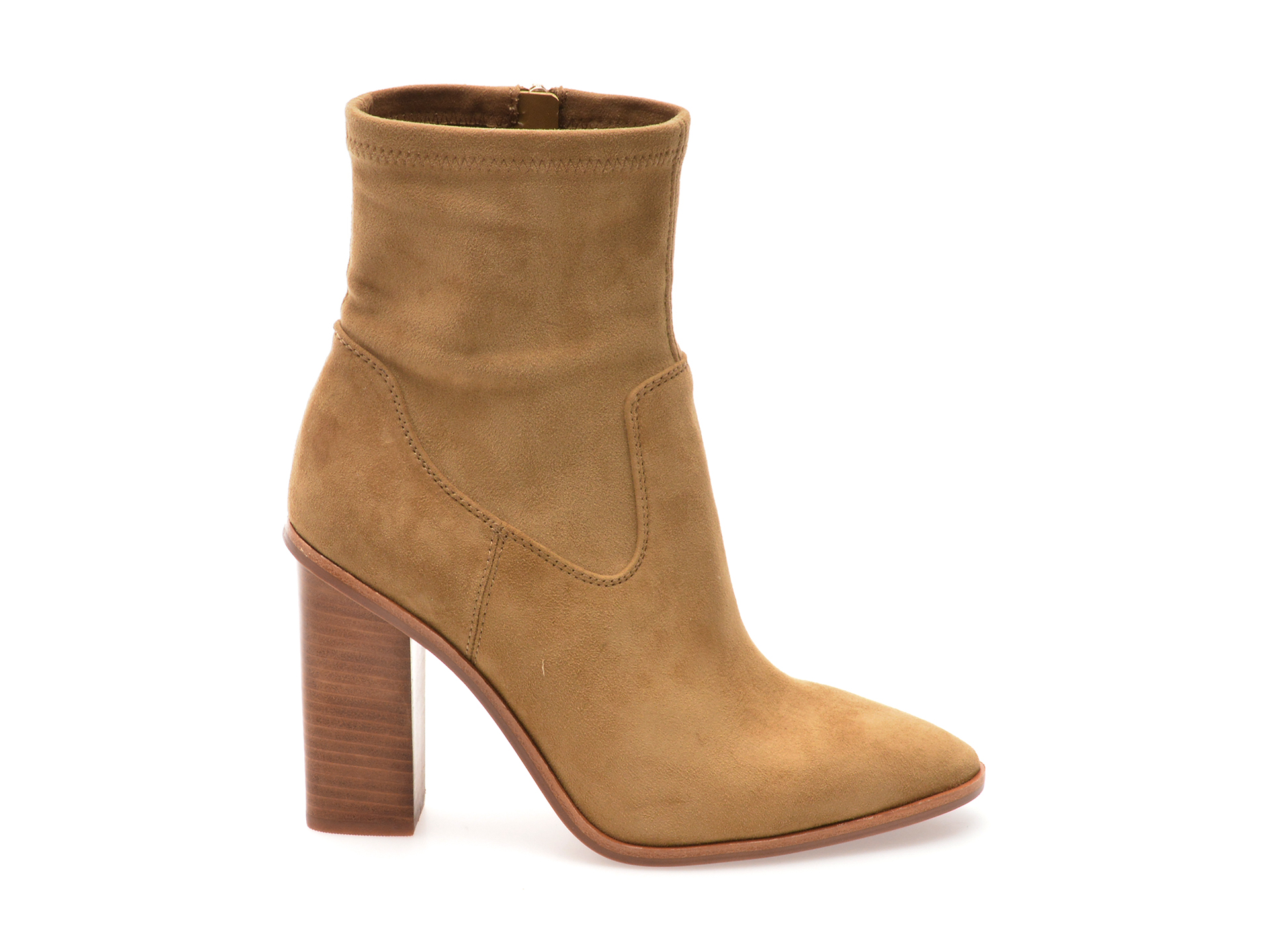 Botine casual ALDO nude, 13806161, din piele intoarsa