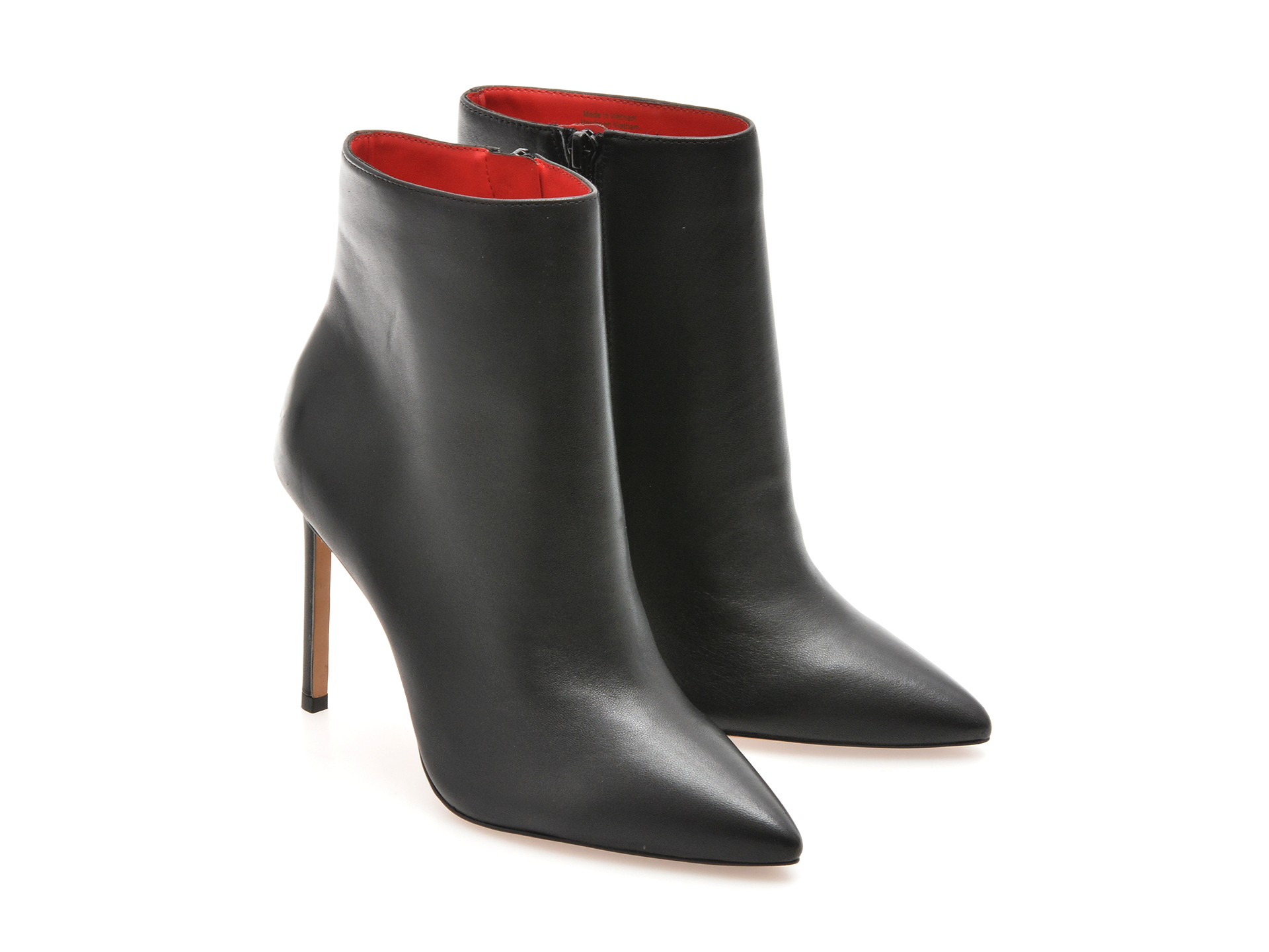 Botine elegante ALDO negre, 13659584, din piele naturala