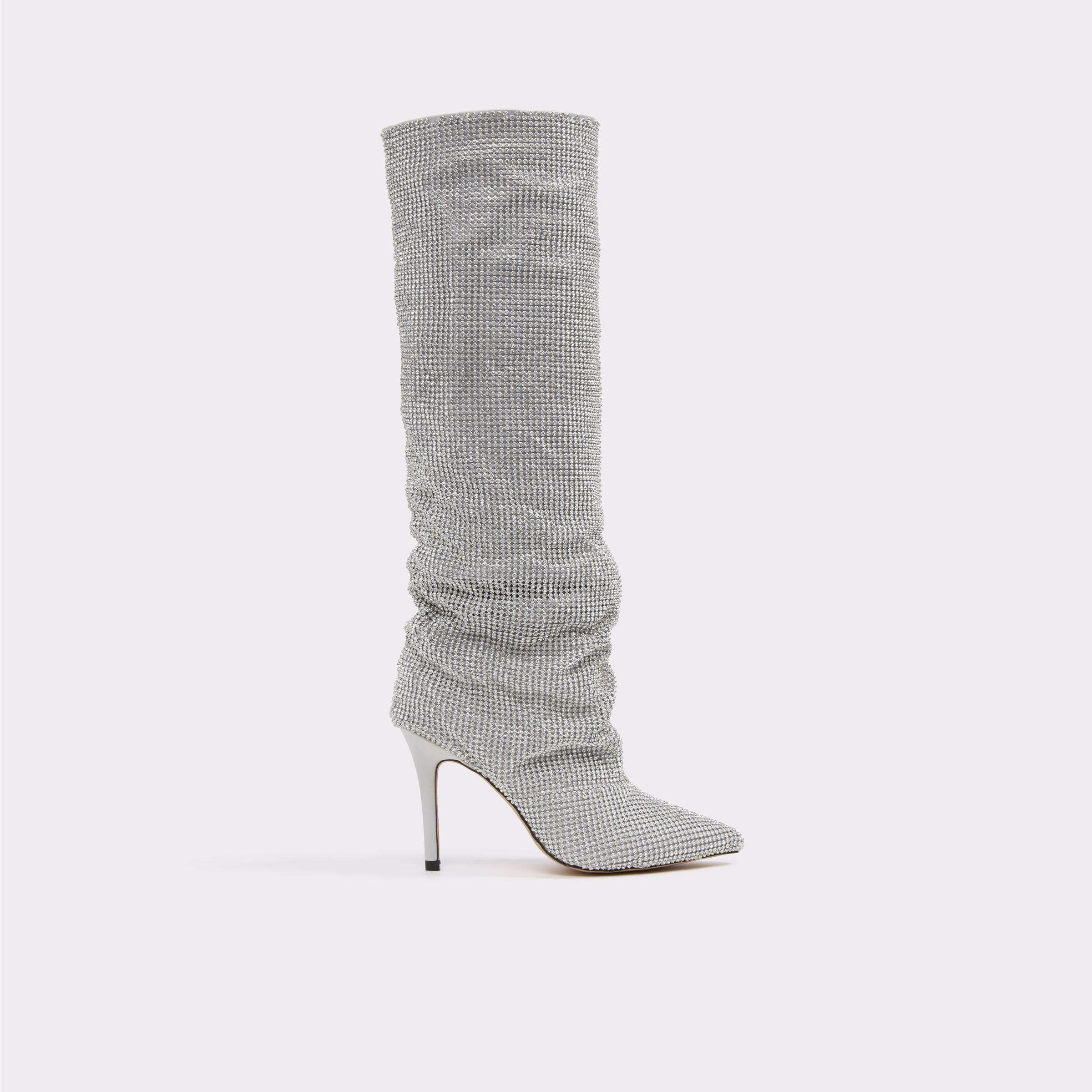 Cizme argintii, de dama, aldo - clair81, din material textil