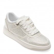 Pantofi casual ALDO albi, 13743873, din piele ecologica