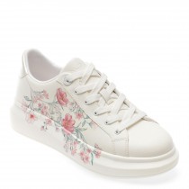 Pantofi casual ALDO albi, 13773259, din piele ecologica