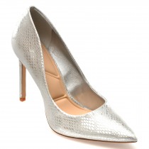 Pantofi eleganti ALDO argintii, 13741688, din piele ecologica