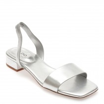Sandale casual ALDO argintii, 13740415, din piele naturala