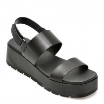 Sandale casual ALDO negre, 13713120, din piele naturala