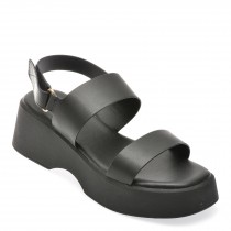 Sandale casual ALDO negre, 13734051, din piele ecologica