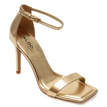 Sandale elegante ALDO aurii, 13474571, din piele ecologica