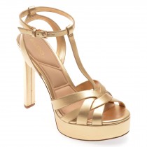 Sandale elegante ALDO aurii, 13740442, din piele ecologica