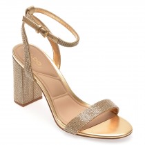 Sandale elegante ALDO aurii, 13773243, din material textil