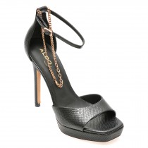 Sandale elegante ALDO negre, 13721962, din piele ecologica
