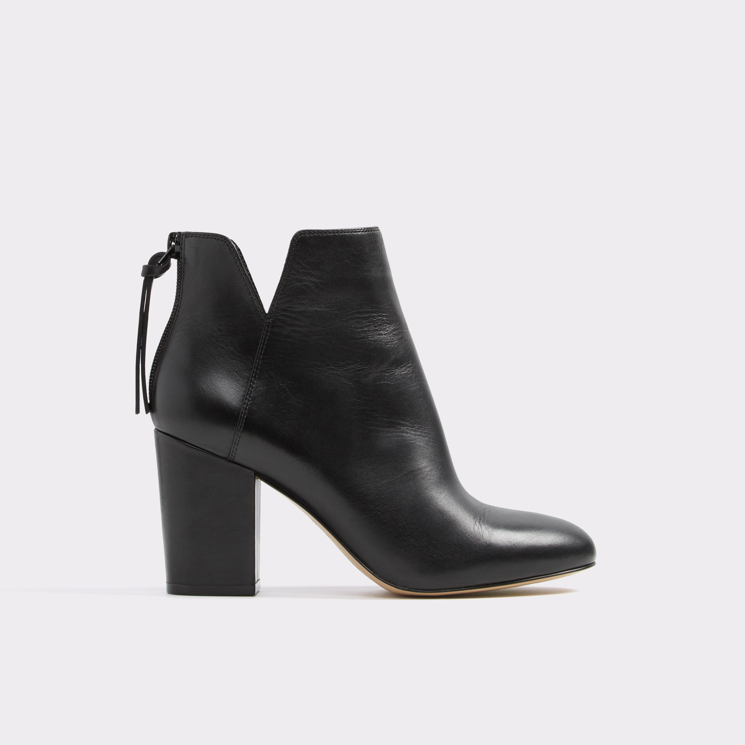 Botine negre, de dama, aldo - domin97, din piele naturala
