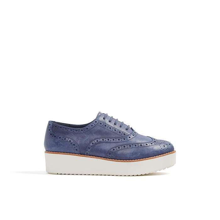 Pantofi bleumarin, de dama, aldo loredia, din piele naturala