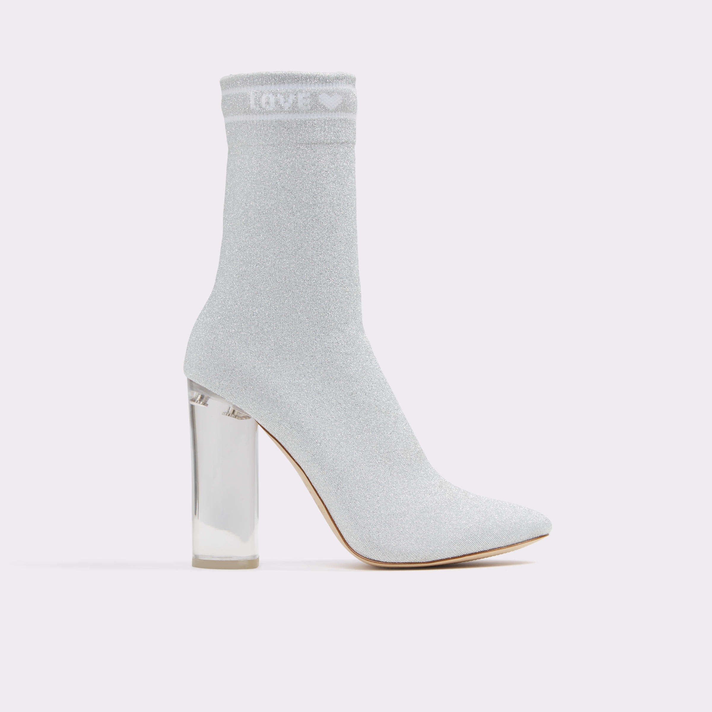 Cizme argintii, de dama, aldo - lovel81, din material textil
