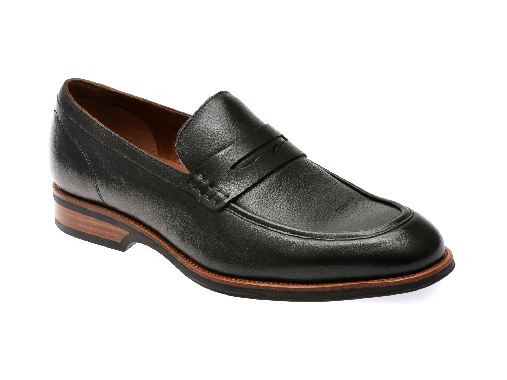 Mocasini eleganti ALDO negri, 13749030, din piele naturala