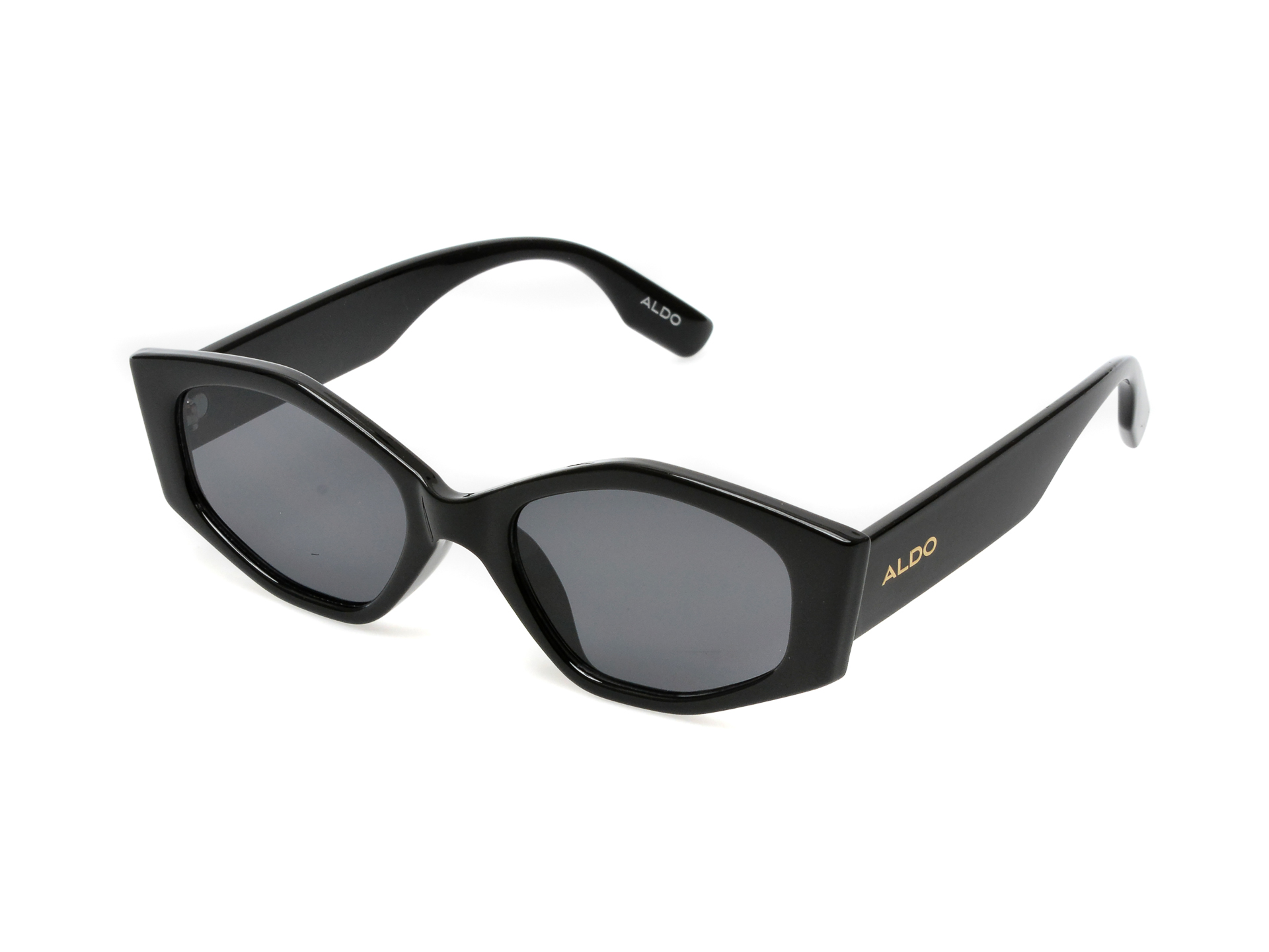 Ochelari de soare ALDO negri, 13540012, din pvc