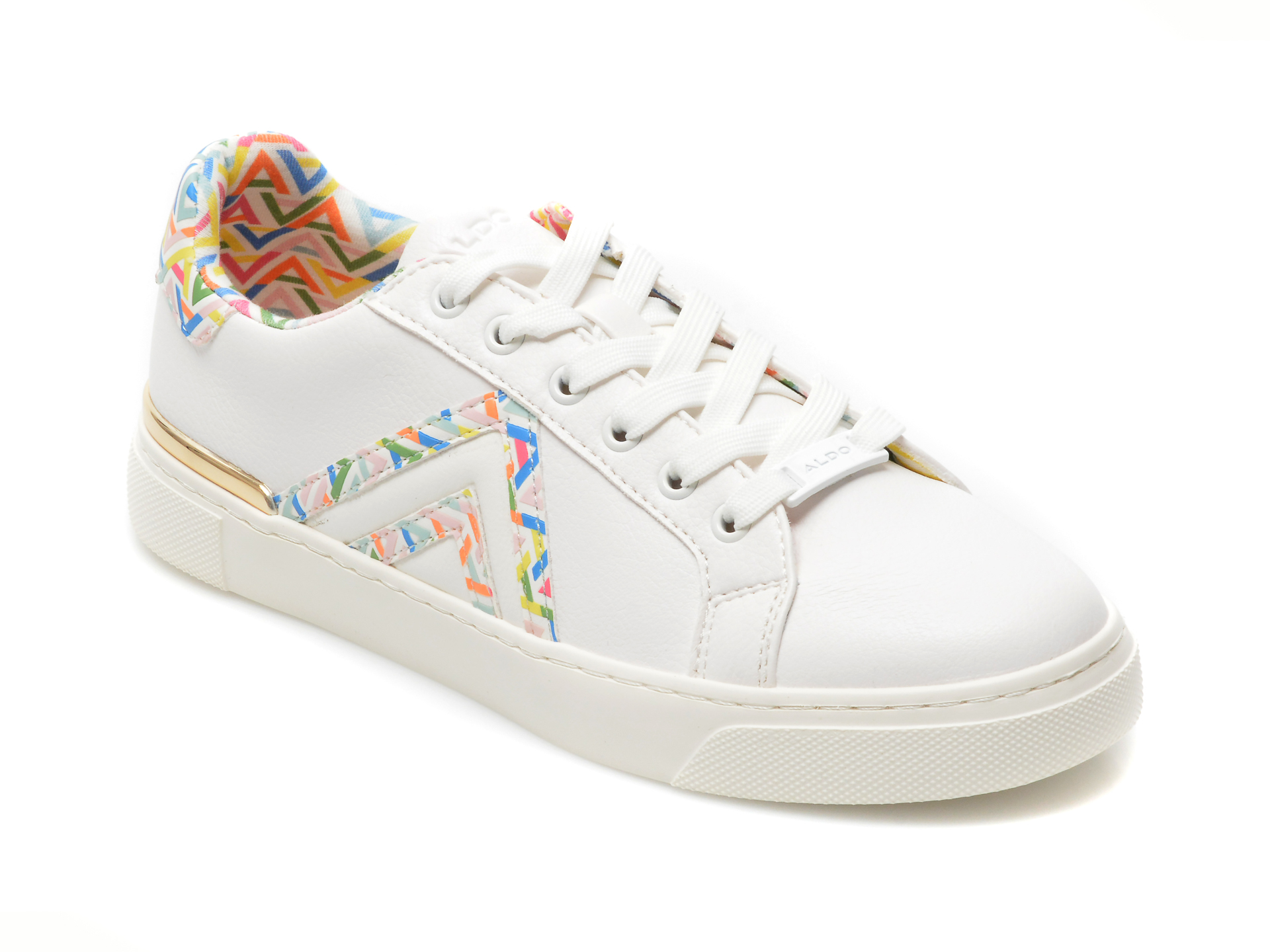 Pantofi ALDO albi, FRAN965, din piele ecologica Aldo imagine reduceri