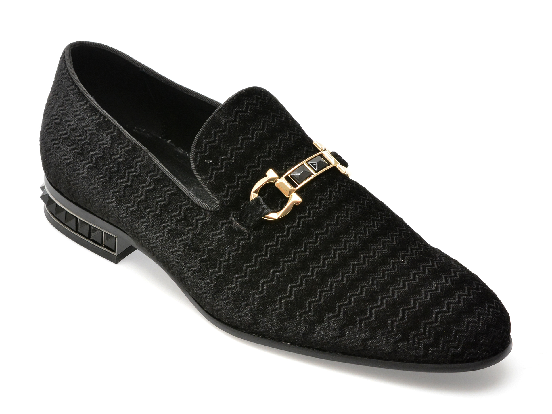 Pantofi Aldo Negri, Bowtie001, Din Material Textil