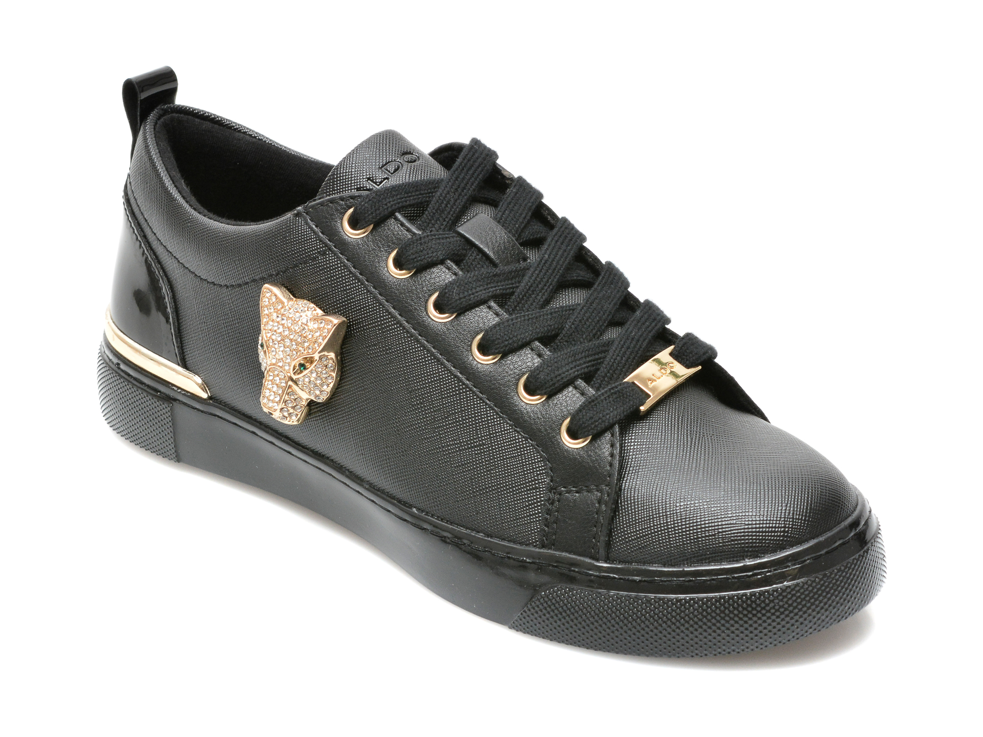 Pantofi ALDO negri, FRAYLDAN001, din piele ecologica Aldo imagine reduceri