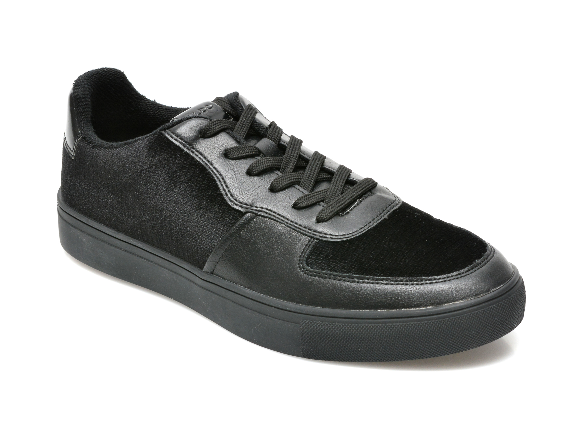 Pantofi ALDO negri, KION007, din material textil si piele ecologica Aldo imagine reduceri