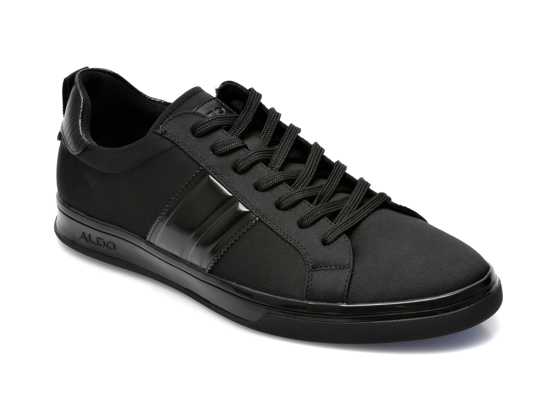 Pantofi ALDO negri, Malisien001, din material textil si piele ecologica ALDO imagine 2022