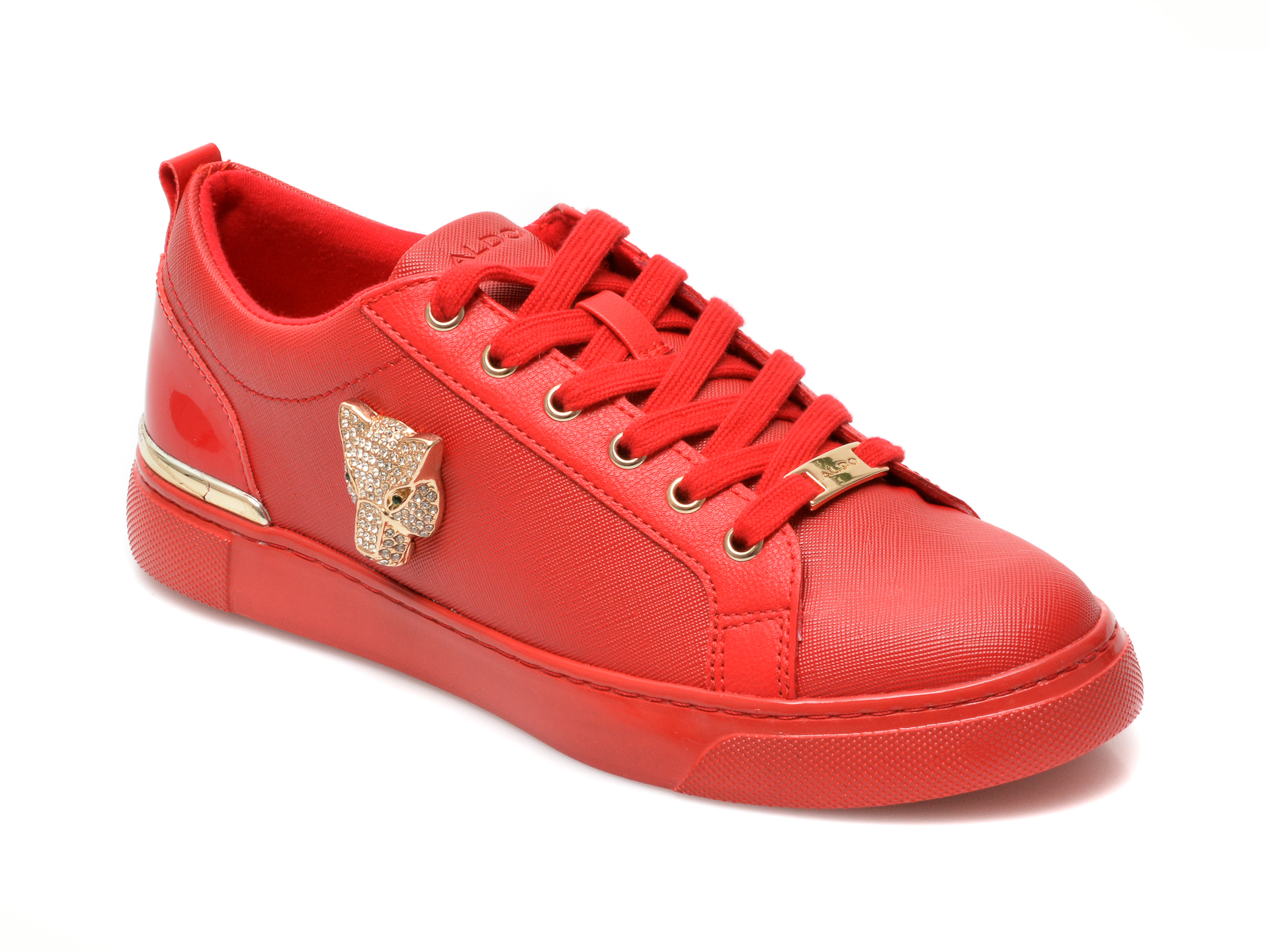 Pantofi ALDO rosii, FRAYLDAN600, din piele ecologica Aldo imagine reduceri