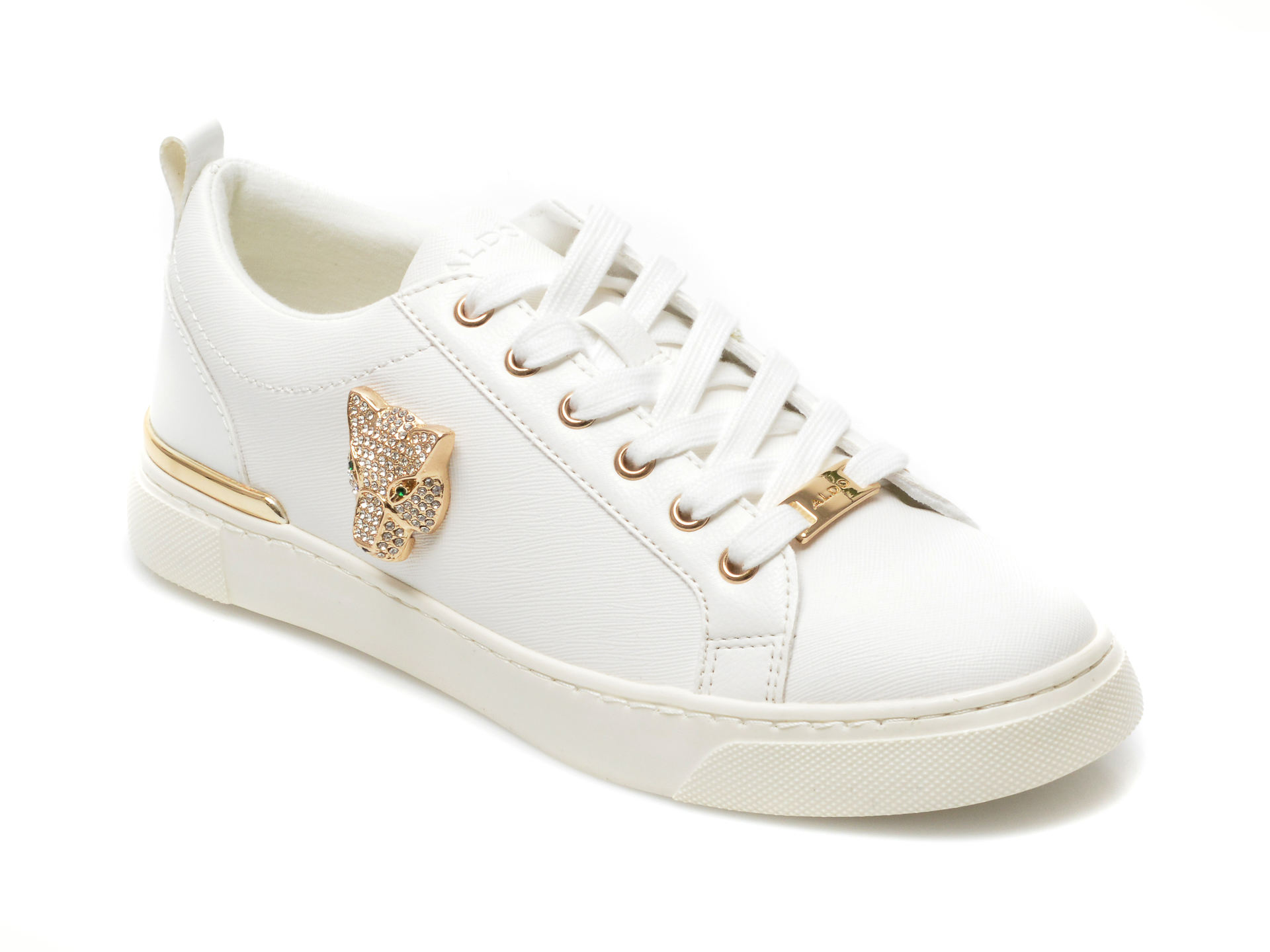 Pantofi sport ALDO albi, FRAYLDAN100, din piele ecologica Aldo imagine reduceri