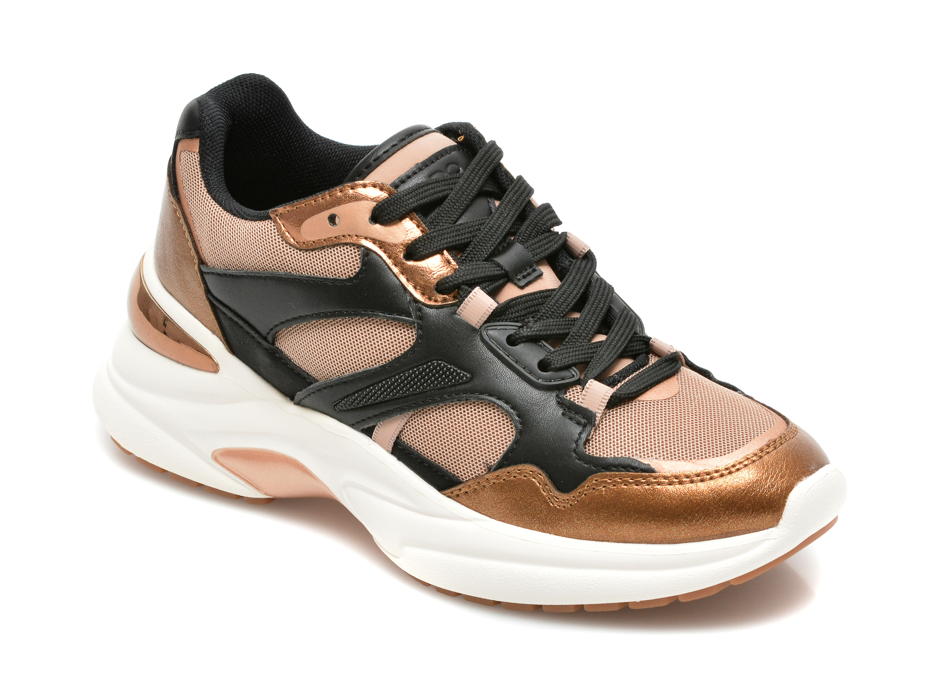 Pantofi sport ALDO aurii, CREATEV2222, din material textil si piele ecologica Aldo imagine reduceri