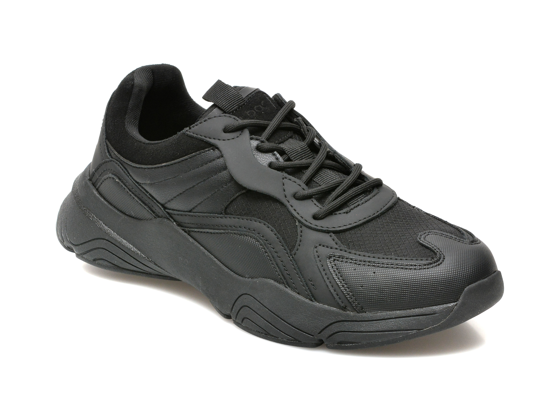 Pantofi sport ALDO negri, CREATEV1007, din material textil si piele ecologica Aldo imagine reduceri