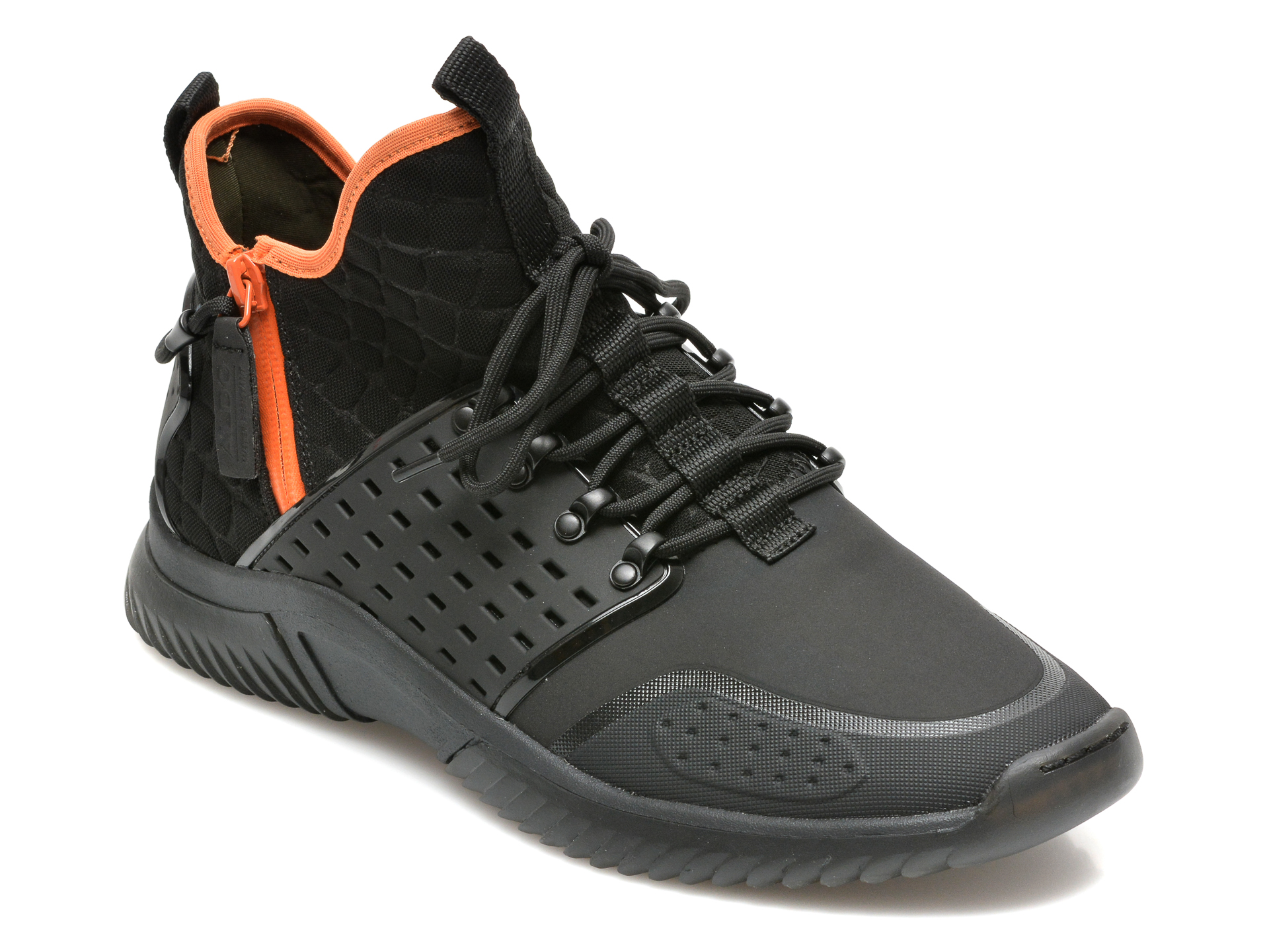 Pantofi sport ALDO negri, FREALIA-WR001, din material textil si piele ecologica Aldo imagine reduceri