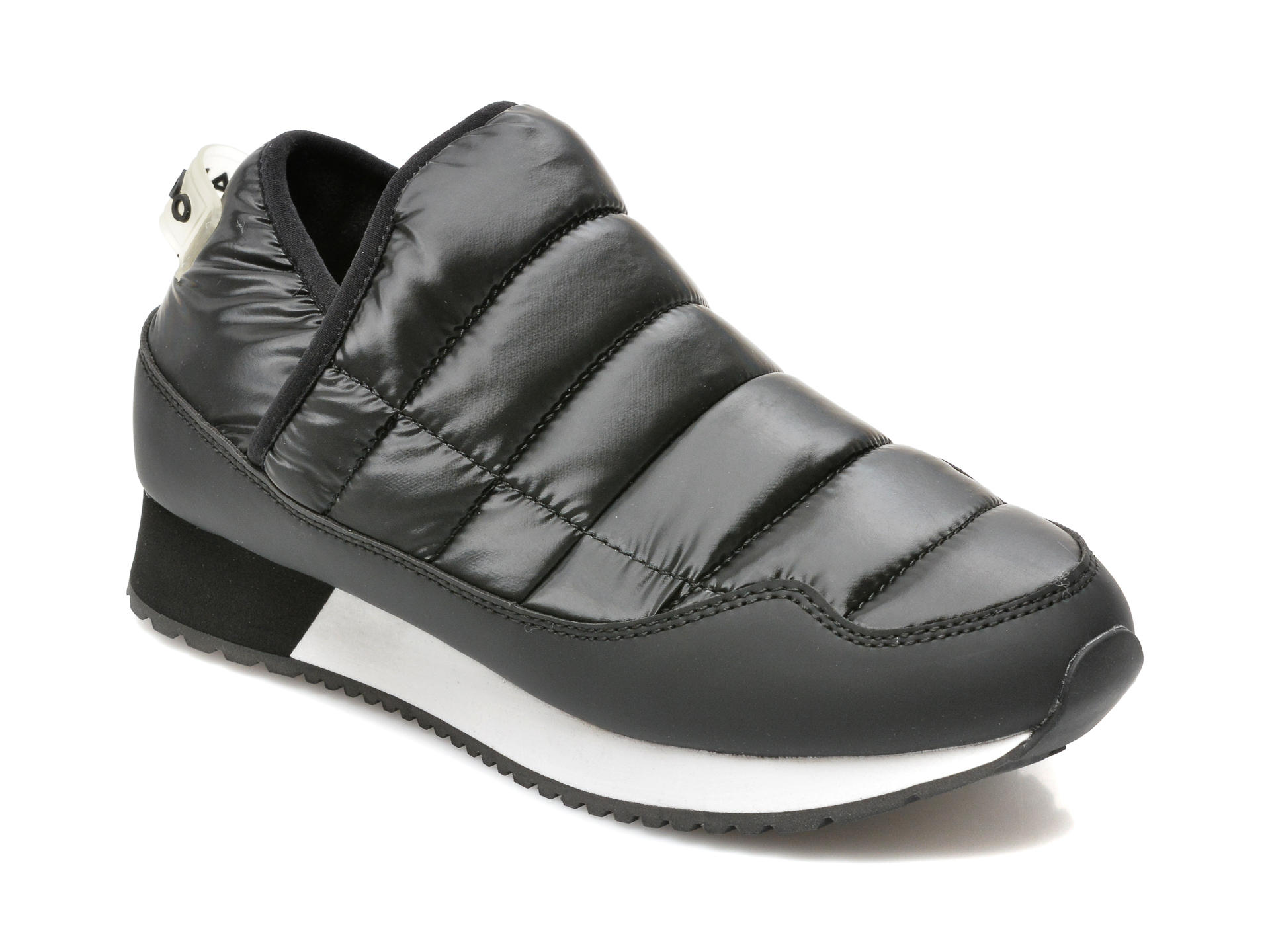Pantofi sport ALDO negri, PUFFERWALK001, din material textil Aldo imagine reduceri