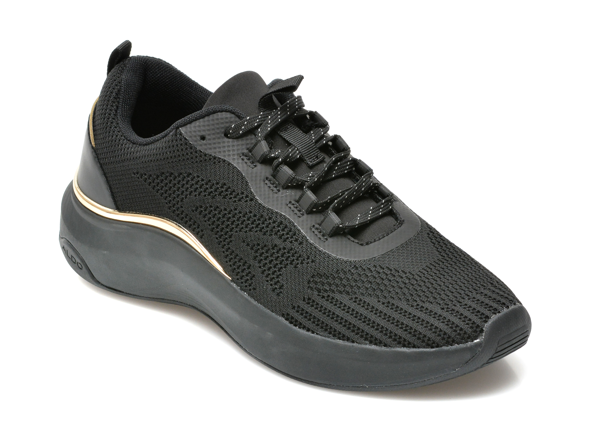 Pantofi sport ALDO negri, WILLO001, din material textil Aldo imagine reduceri