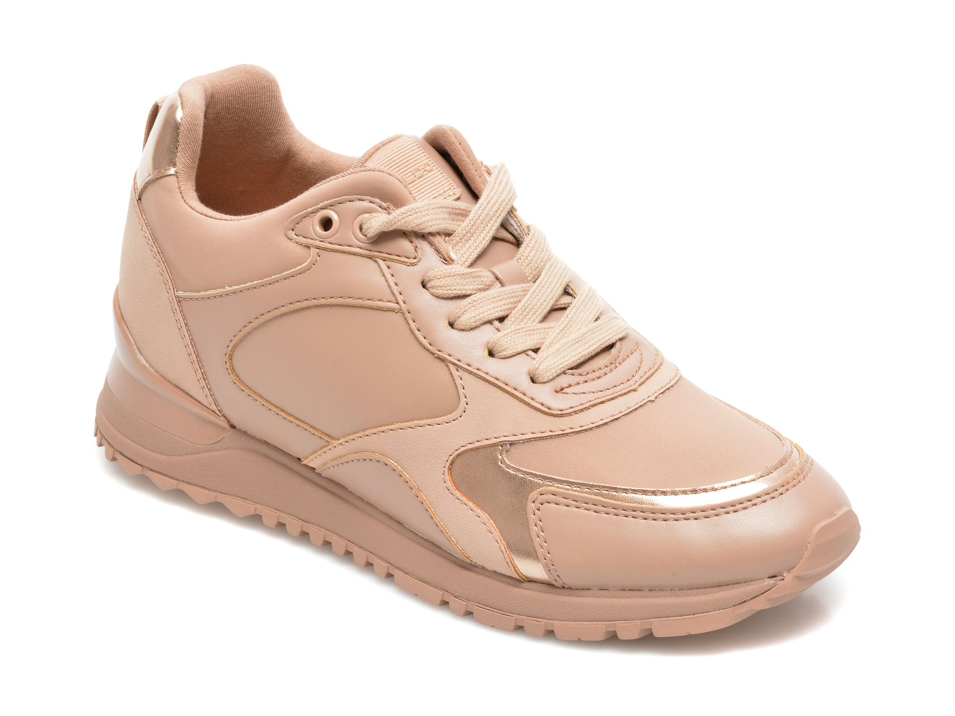 Pantofi sport ALDO nude, 13240901, din material textil si piele ecologica