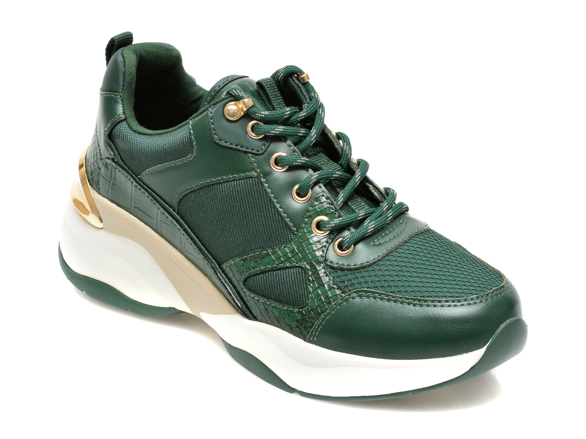 Pantofi sport ALDO verzi, ASTIARI300, din material textil si piele ecologica Aldo imagine reduceri