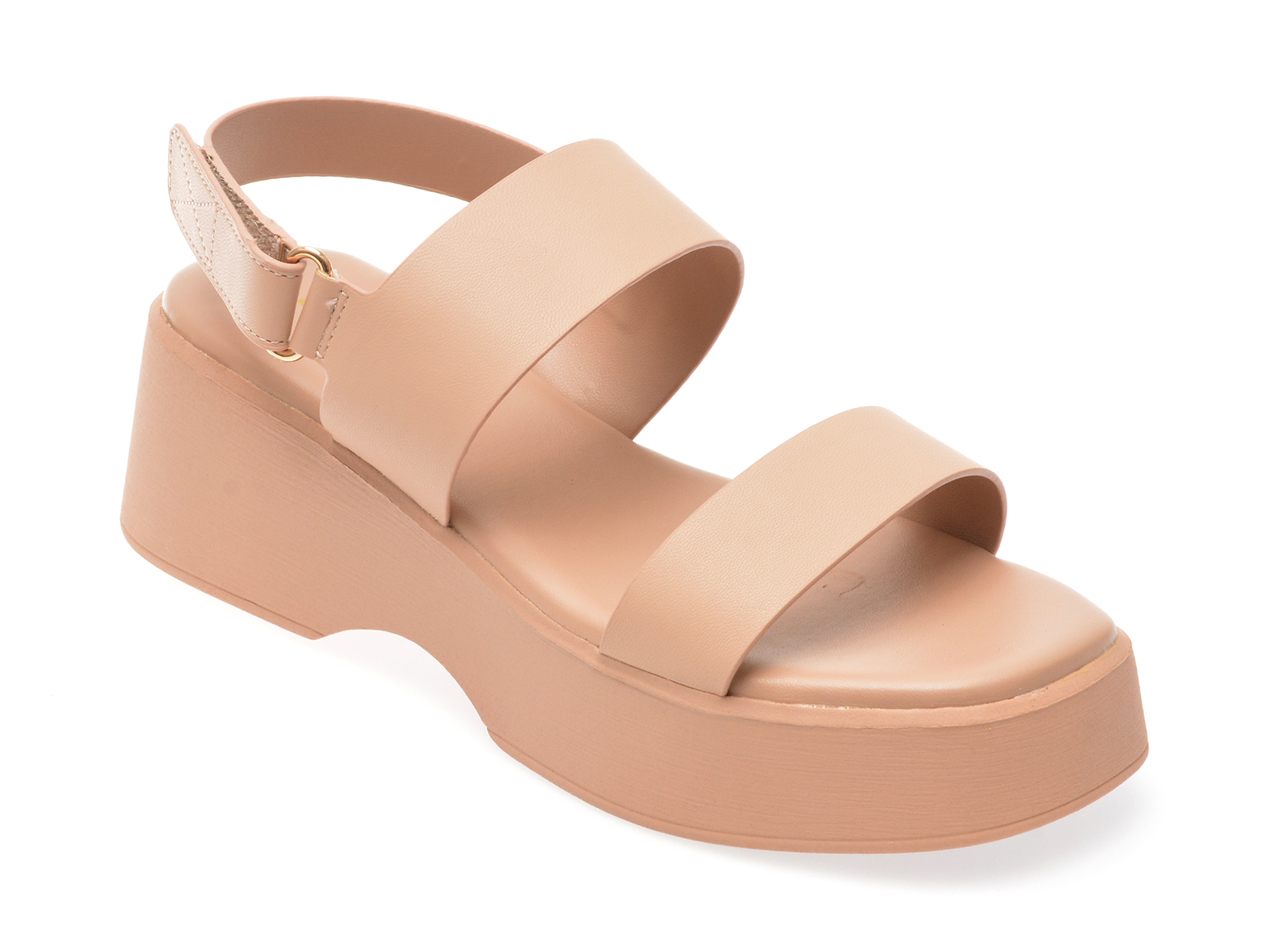 Sandale casual ALDO nude, 13734053, din piele ecologica