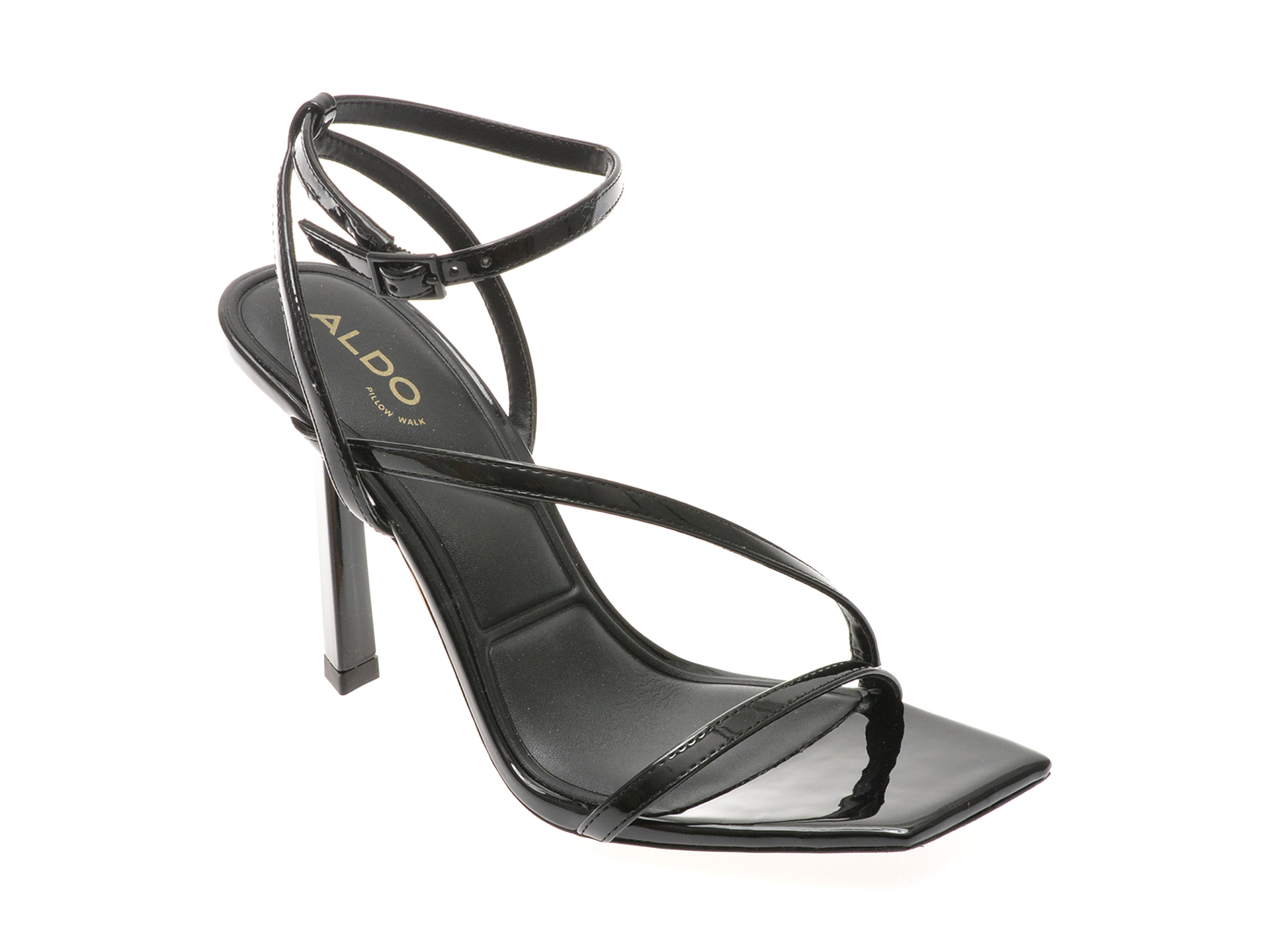 Sandale elegante ALDO negre, 13620495, din piele ecologica