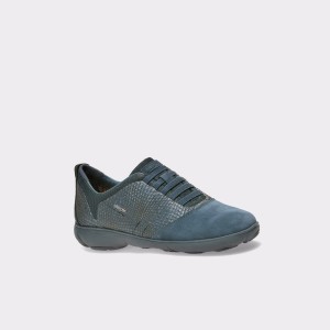 Pantofi GEOX bleumarin, D741Ea, din piele intoarsa