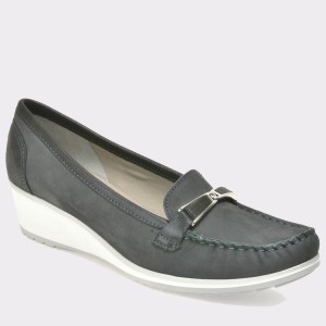 Pantofi ARA bleumarin, 30908, din nabuc