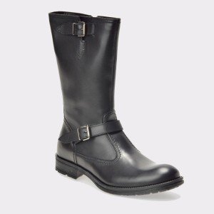 Cizme OTTER negre, 4547, din piele naturala