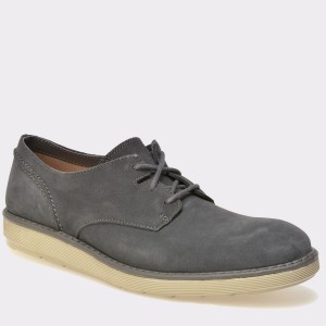 Pantofi CLARKS gri, 6124479, din piele intoarsa