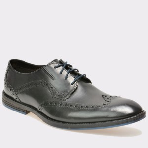 Pantofi CLARKS negri, 6123248, din piele naturala