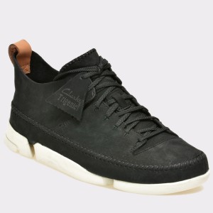 Pantofi CLARKS negri, 6107366, din nabuc