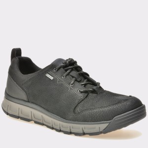Pantofi CLARKS negri, 6130134, din nabuc
