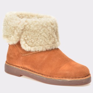 Ghete CLARKS maro, 6128228, din piele intoarsa