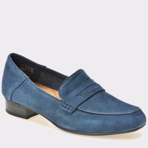 Pantofi CLARKS bleumarin, 6129477, din piele intoarsa