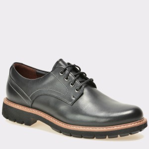 Pantofi CLARKS negri, 6127549, din piele naturala