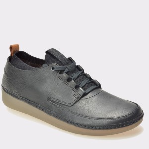Pantofi CLARKS negri, 6128502, din piele naturala