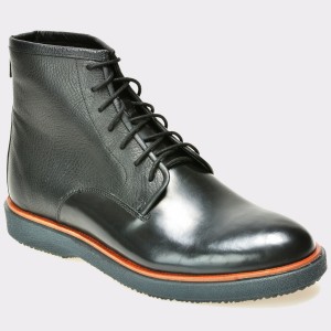 Ghete CLARKS negre, 6127139, din piele naturala