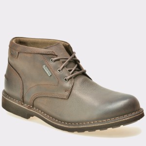 Ghete CLARKS maro, 6119307, din piele naturala