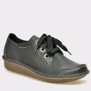 Pantofi CLARKS bleumarin, 301123, din piele naturala