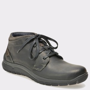 Ghete OTTER negre, 72709, din piele naturala