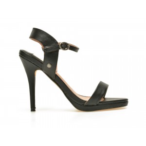 Sandale PEPE JEANS negre, Ls90275, din piele naturala